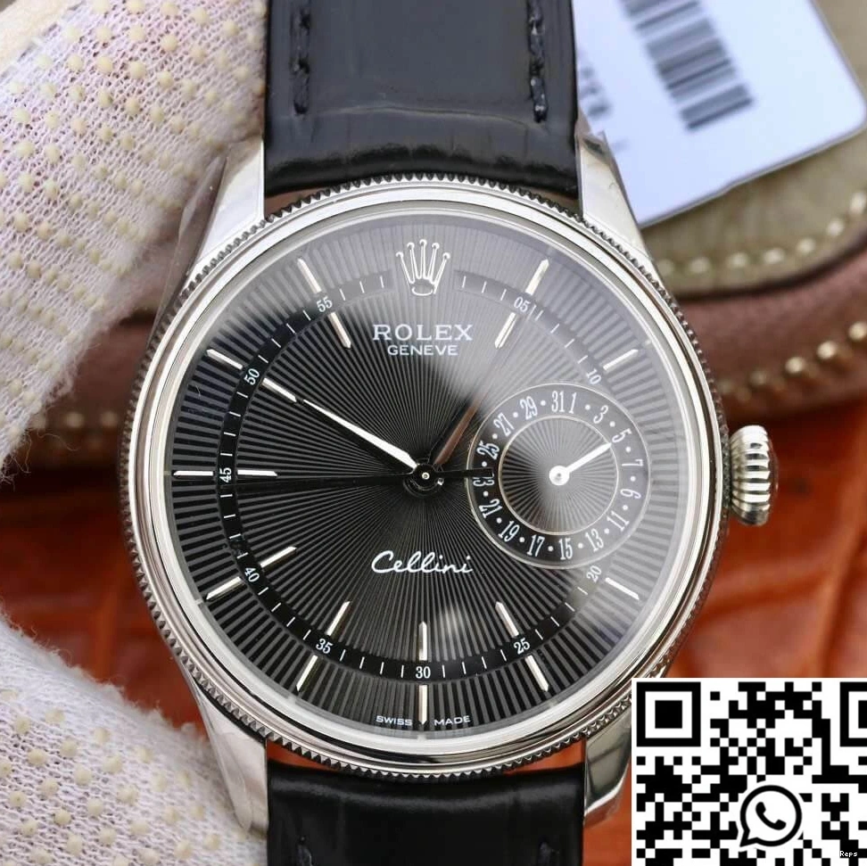 Factory Date Rolex Dial 50519 MKS Black Celini 1108